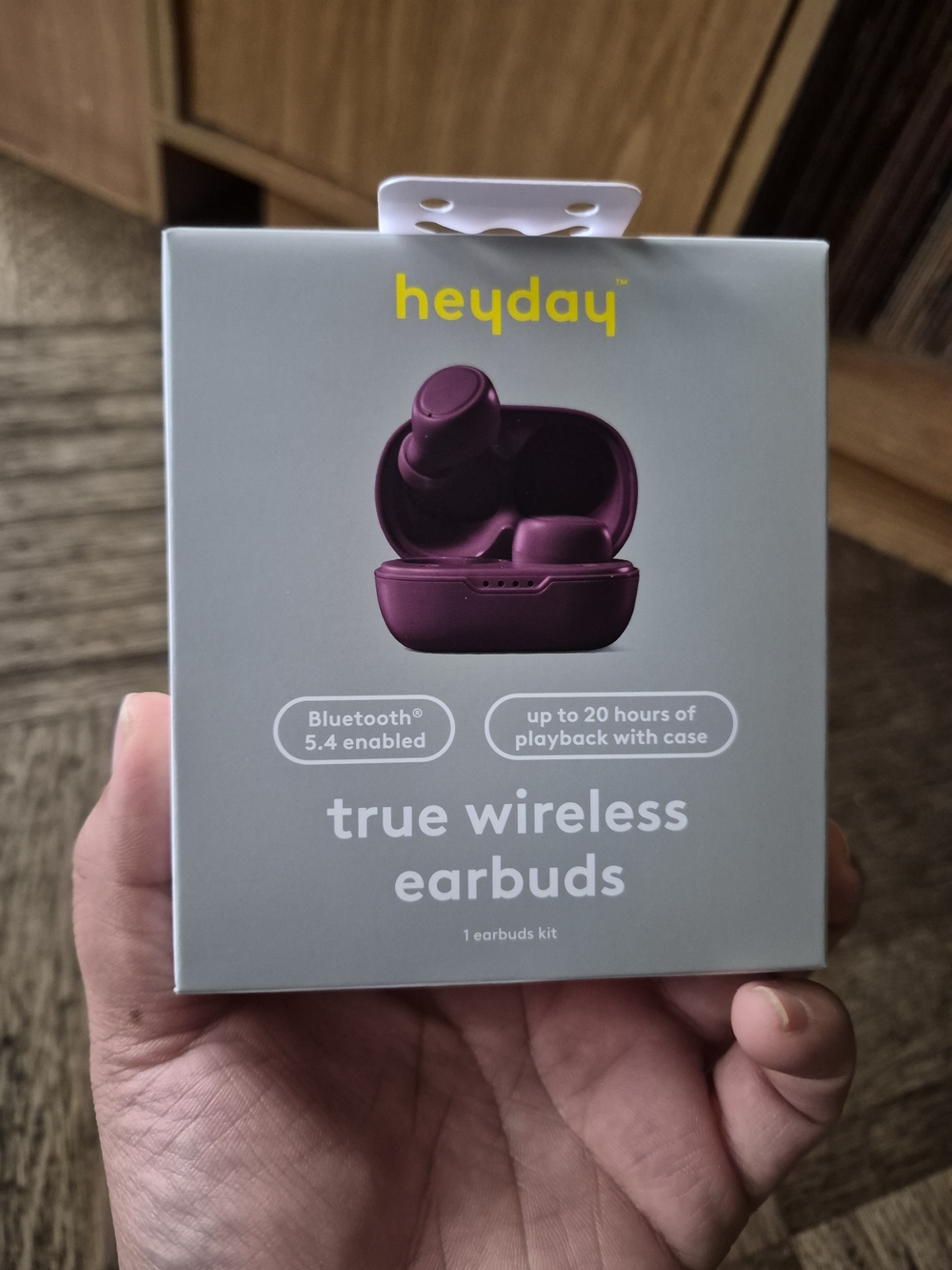 heyday True Wireless Earbuds - Dark Cherry